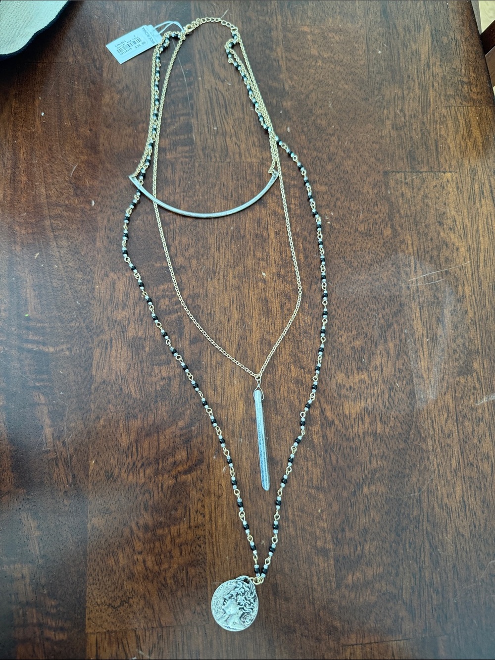 Evereve Collar and Coin Layered Necklace